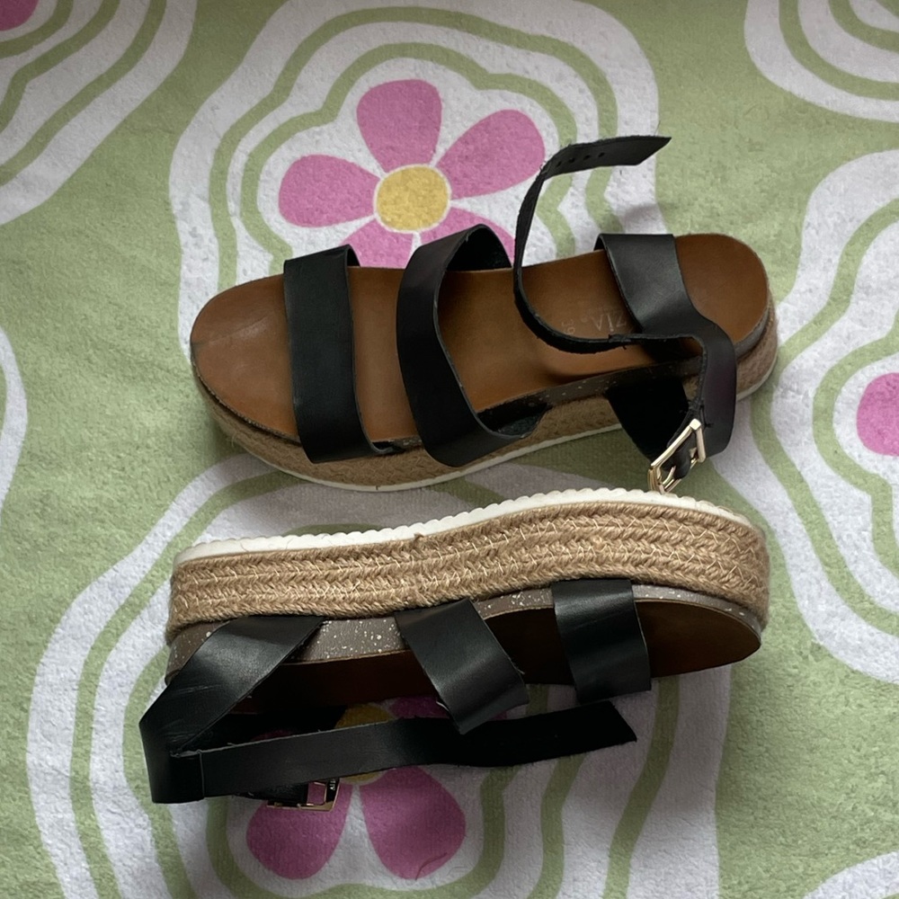 Wedge platform sandals